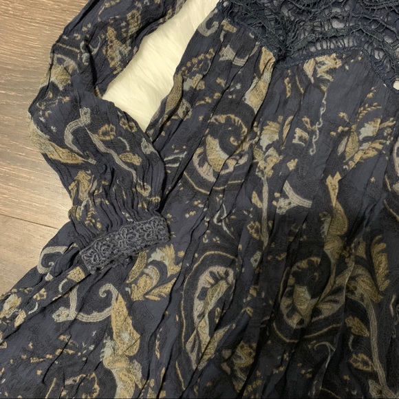 FP Blue Sweet Thing Printed Babydoll Tunic Dress - Picture 4 of 7